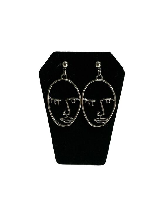 Jewelry - Abstract Picasso Wink Face Earrings